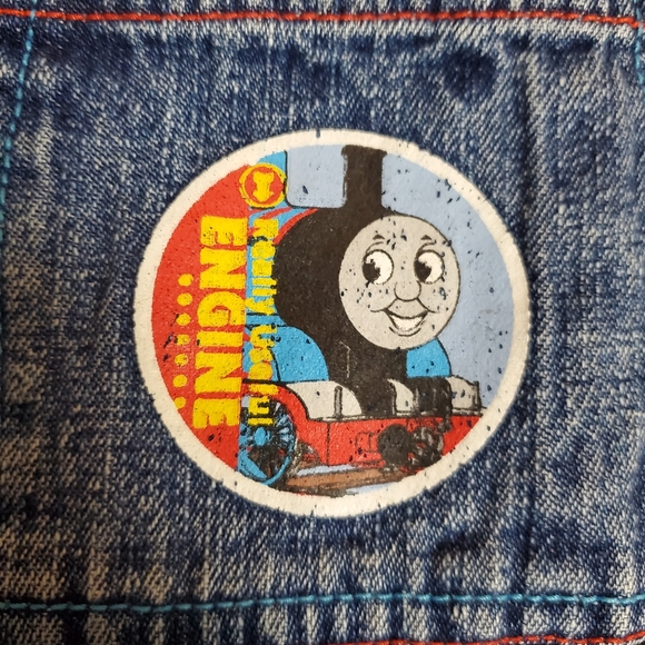 Thomas The Train Tank Engine Jean Denim Stretch Waist Band Shorts Boys 3T - Picture 11 of 11